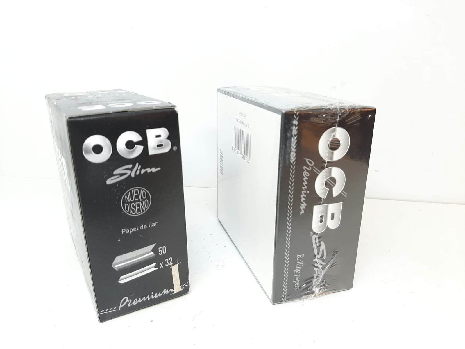 OCB Kingsize Slim DISPLAY (cigarettpapper)