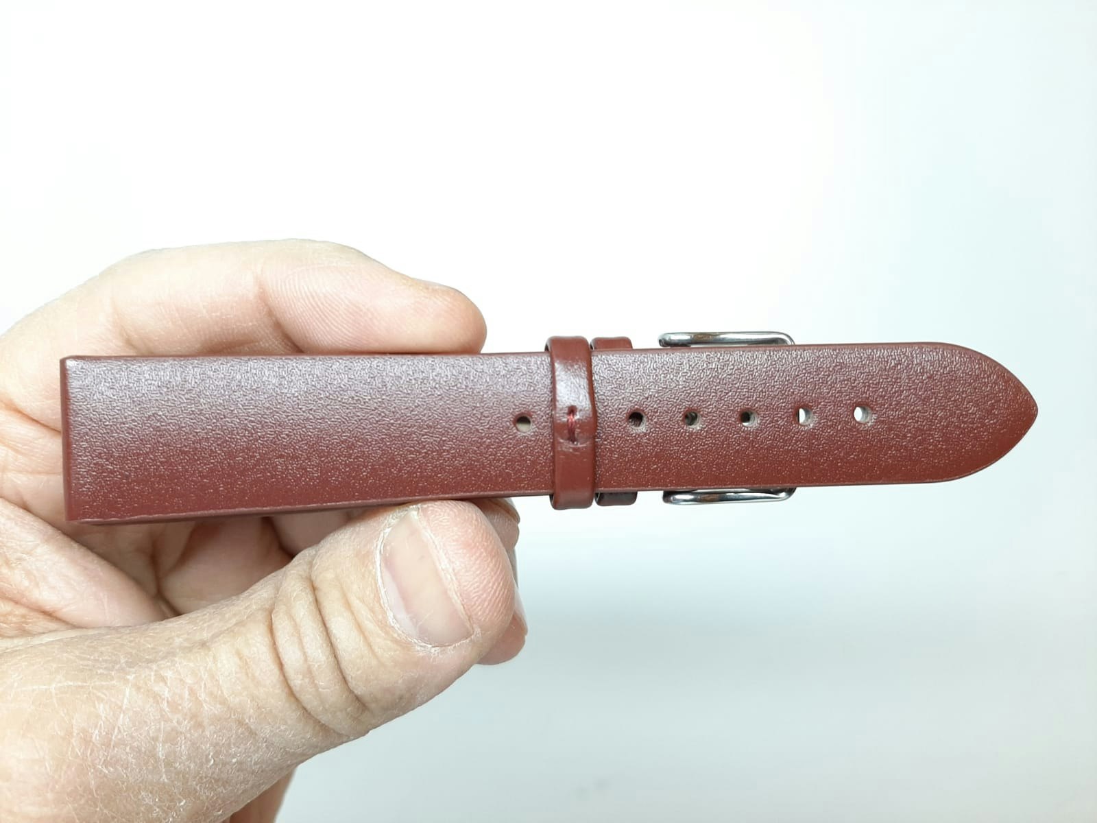 10 stycken Armband (KALVSKINN) - BRUN (20 mm)