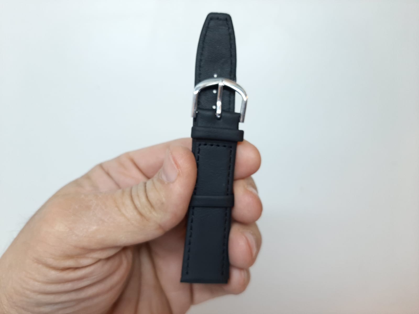 10 stycken Armband (KALVSKINN) - SVART (20 mm)