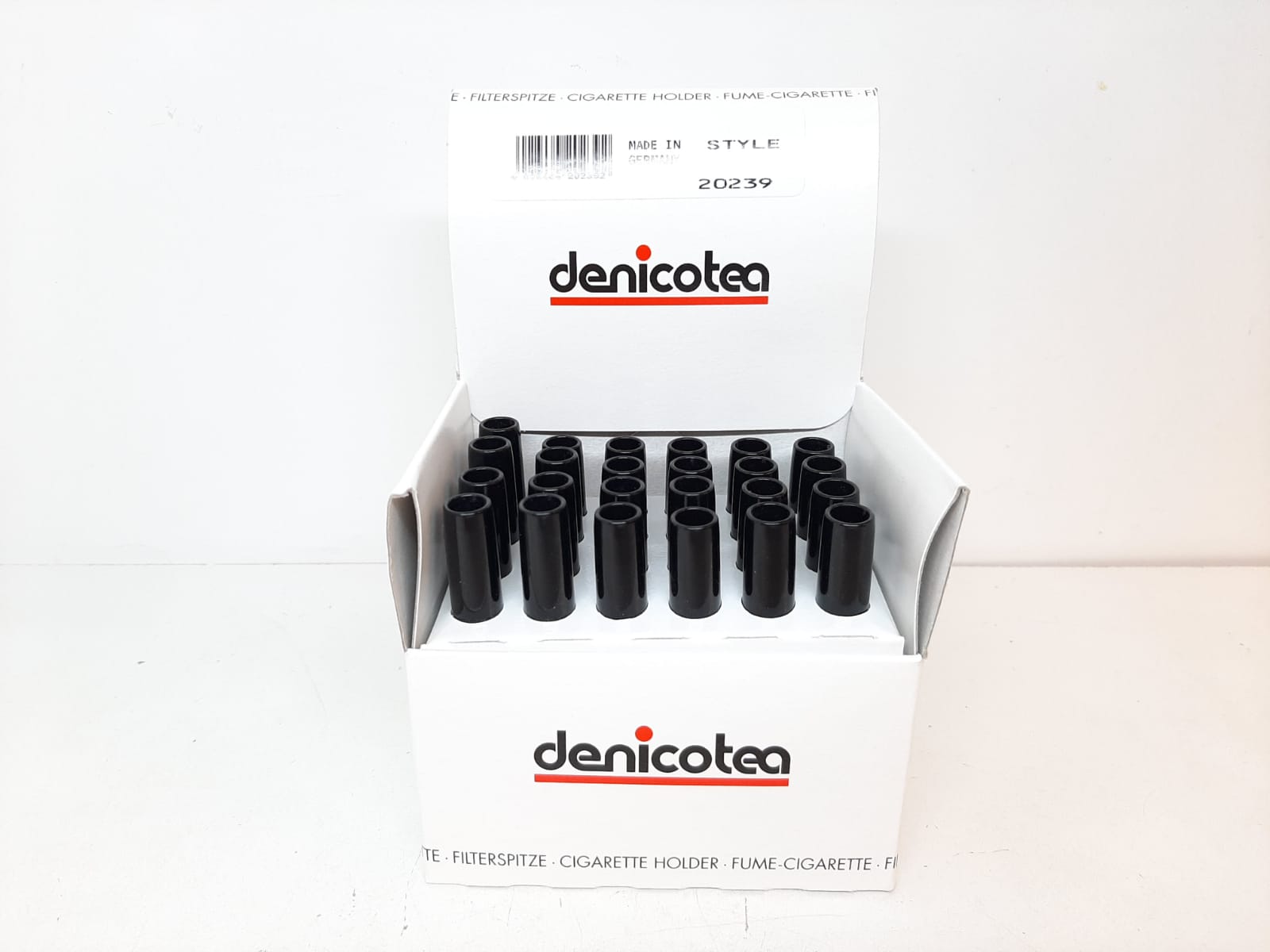 Cigarettmunstycke Denicotea BLACK + 10 Filter