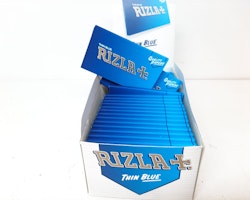 Rizla Blå Mini Thin Dubbel DISPLAY (cigarettpapper)