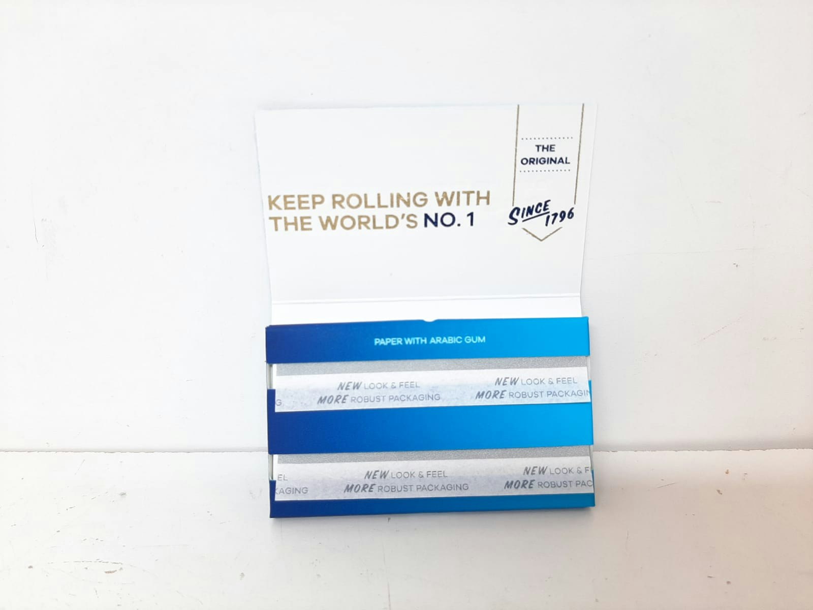 DISPLAY: Rizla Blå Mini Thin Dubbel (cigarettpapper)