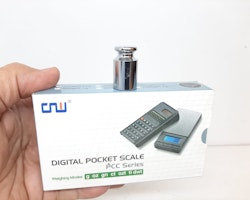 Digitalvåg Miniräknare (100 / 0.01 gram) + Vikt