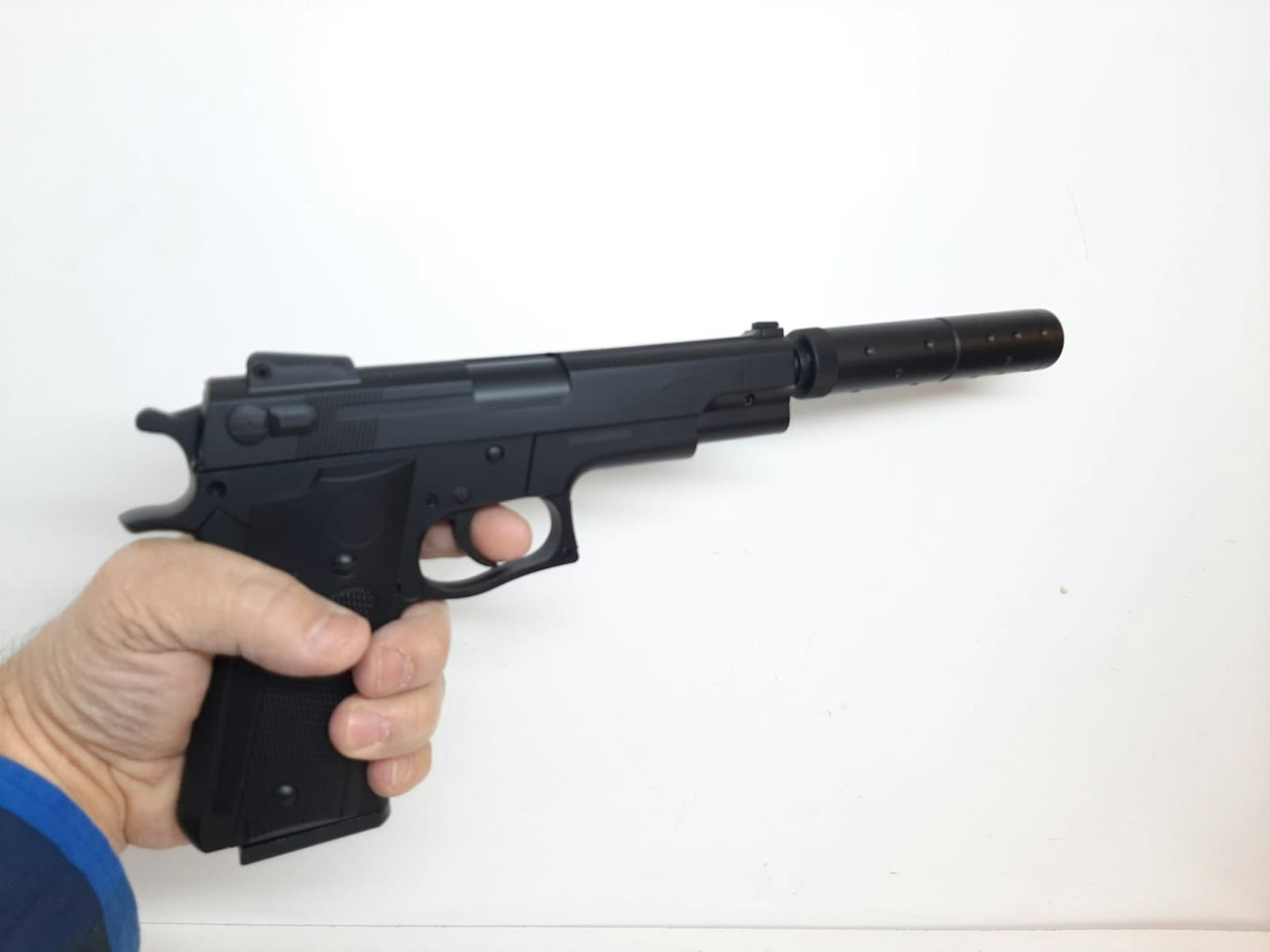 Soft Air Gun M24 med ljuddämpare (Air Soft) Pistol