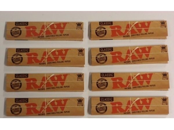 RAW Kingsize slims 8 st (cigarettpapper)