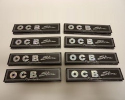 OCB Kingsize Slim: 8 förpackningar (cigarettpapper)