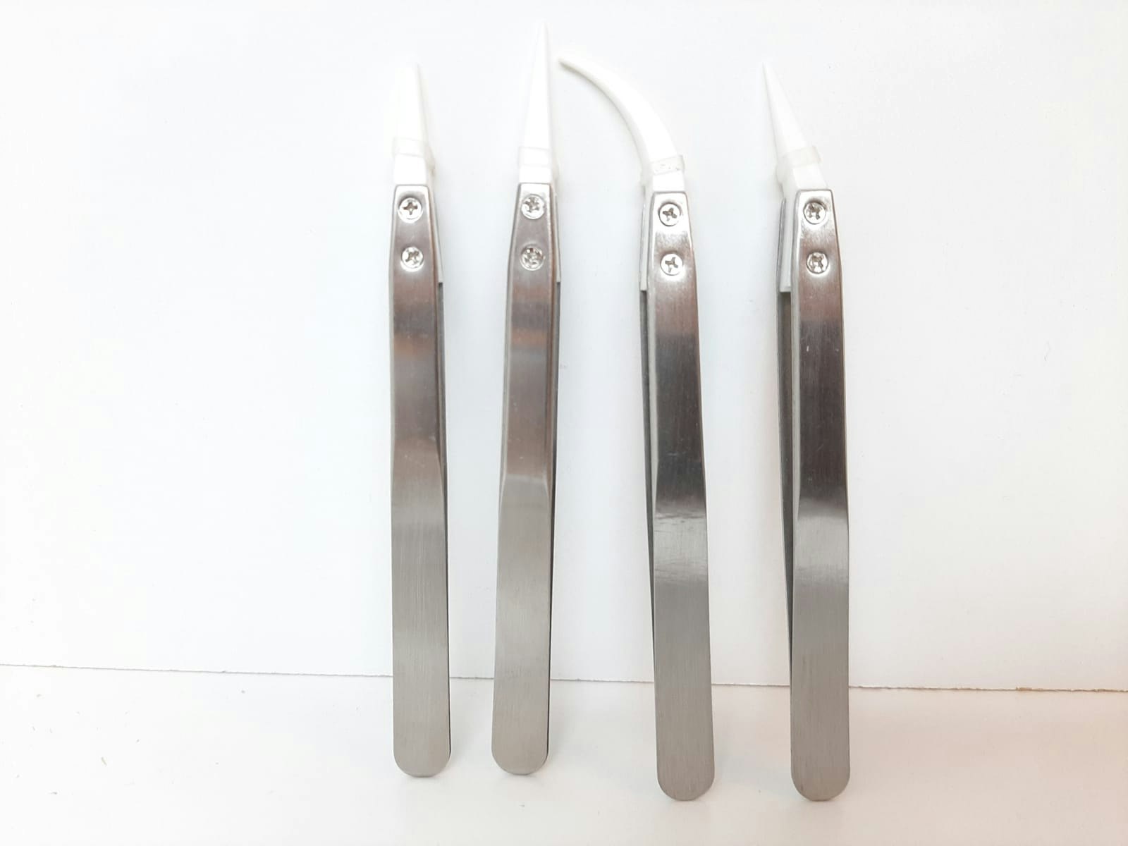 Pincetter i metall och keramik (4-pack)