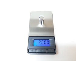 Digitalvåg Miniräknare (100 / 0.01 gram) + Vikt (20 g)