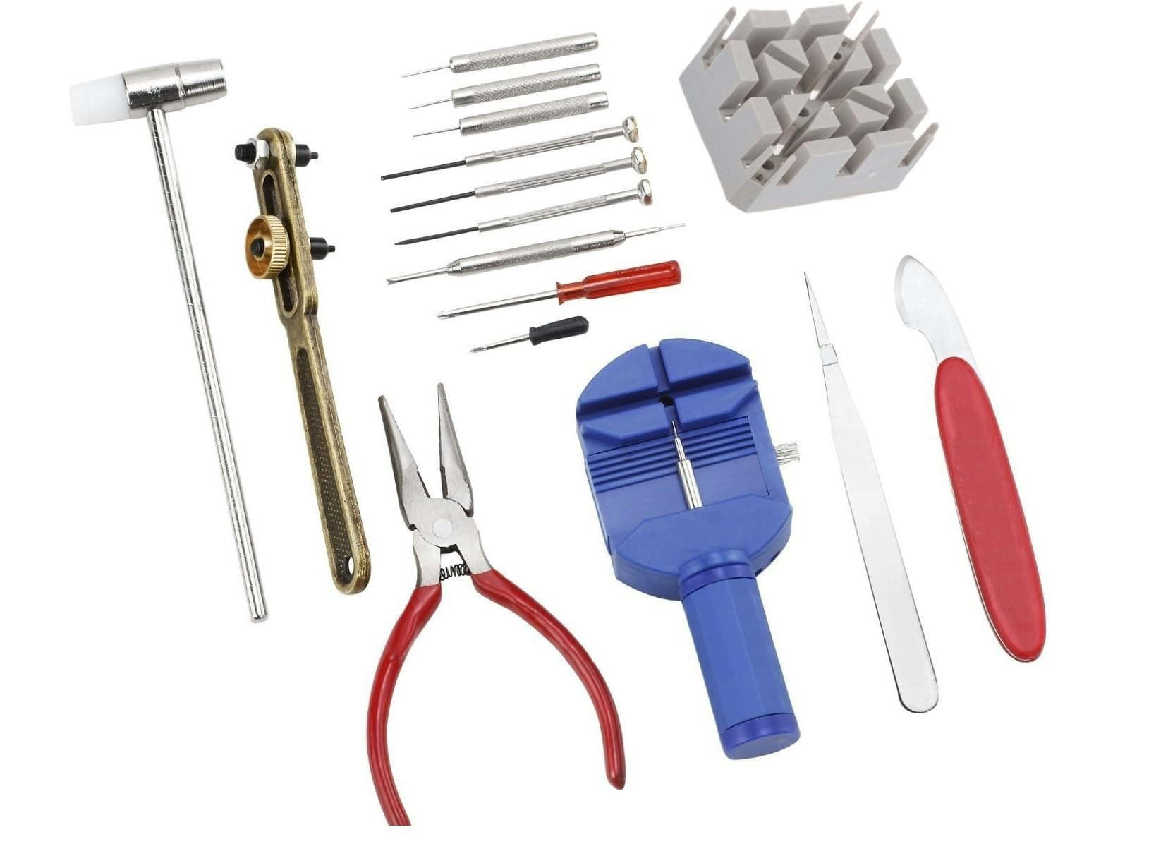 Set: 16st Verktyg + 2st Armband (klocka/urmakeri)