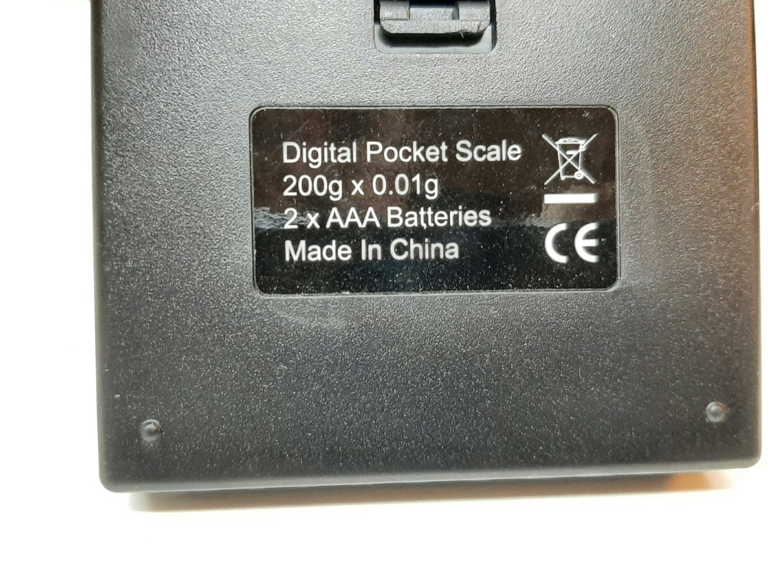 Digitalvåg (200 / 0.01 gram) + Vikt (10 g)