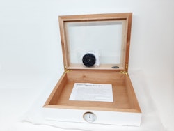 Cigarrhumidor Angelo WHITE Glas