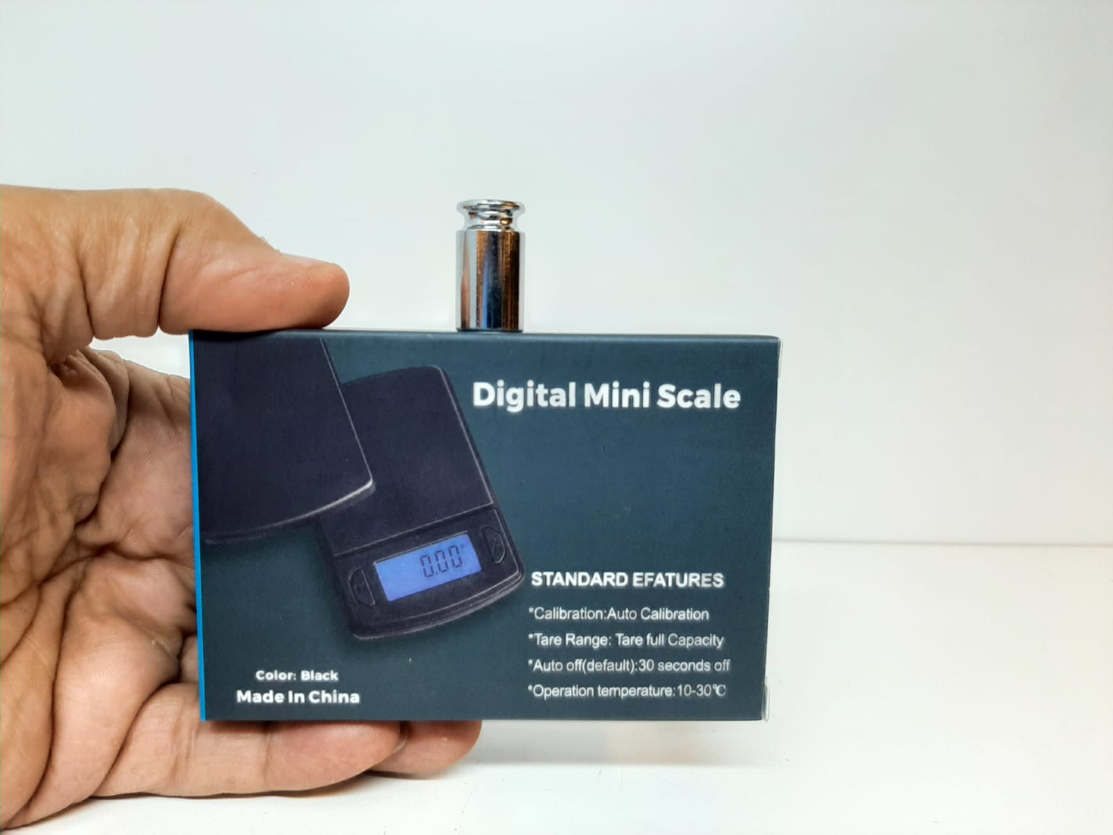 Digitalvåg (500 / 0.01 gram) + Vikt (20 g)