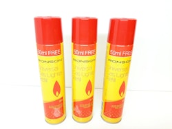 RONSON Gas (3 flaskor)