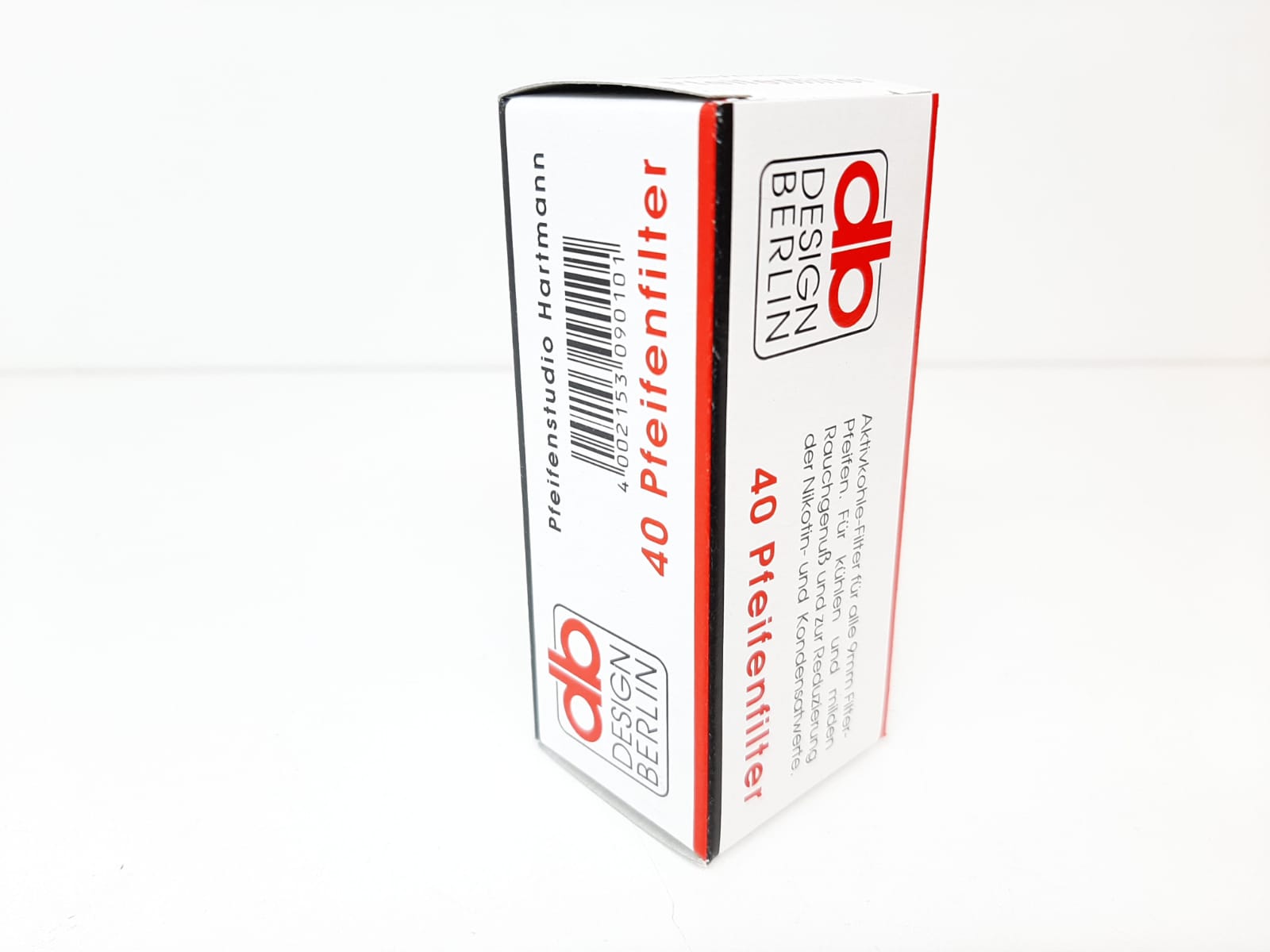 DB Berlin Pipfilter 9mm (1 förpackning X 40 filter)