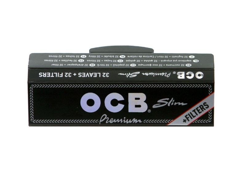 OCB Slim + Filter DISPLAY (cigarettpapper)