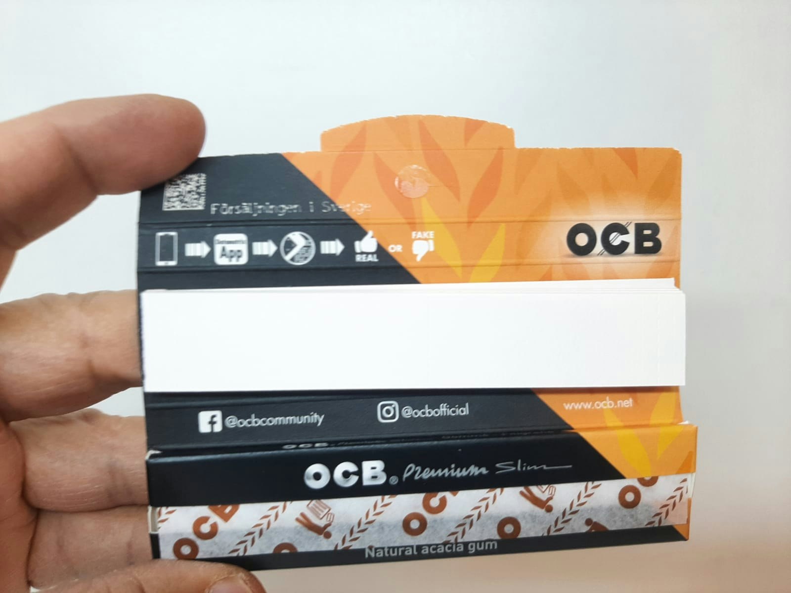 OCB Kingsize Slim+Filter 5 st (cigarettpapper)