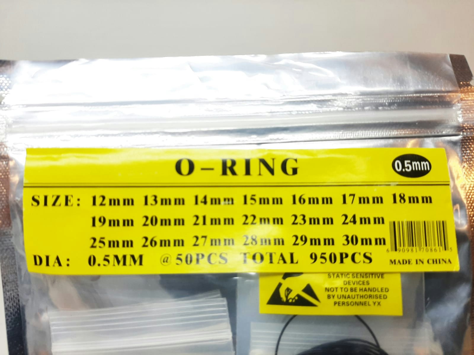 950 st: O-ringar (packning / tätning)