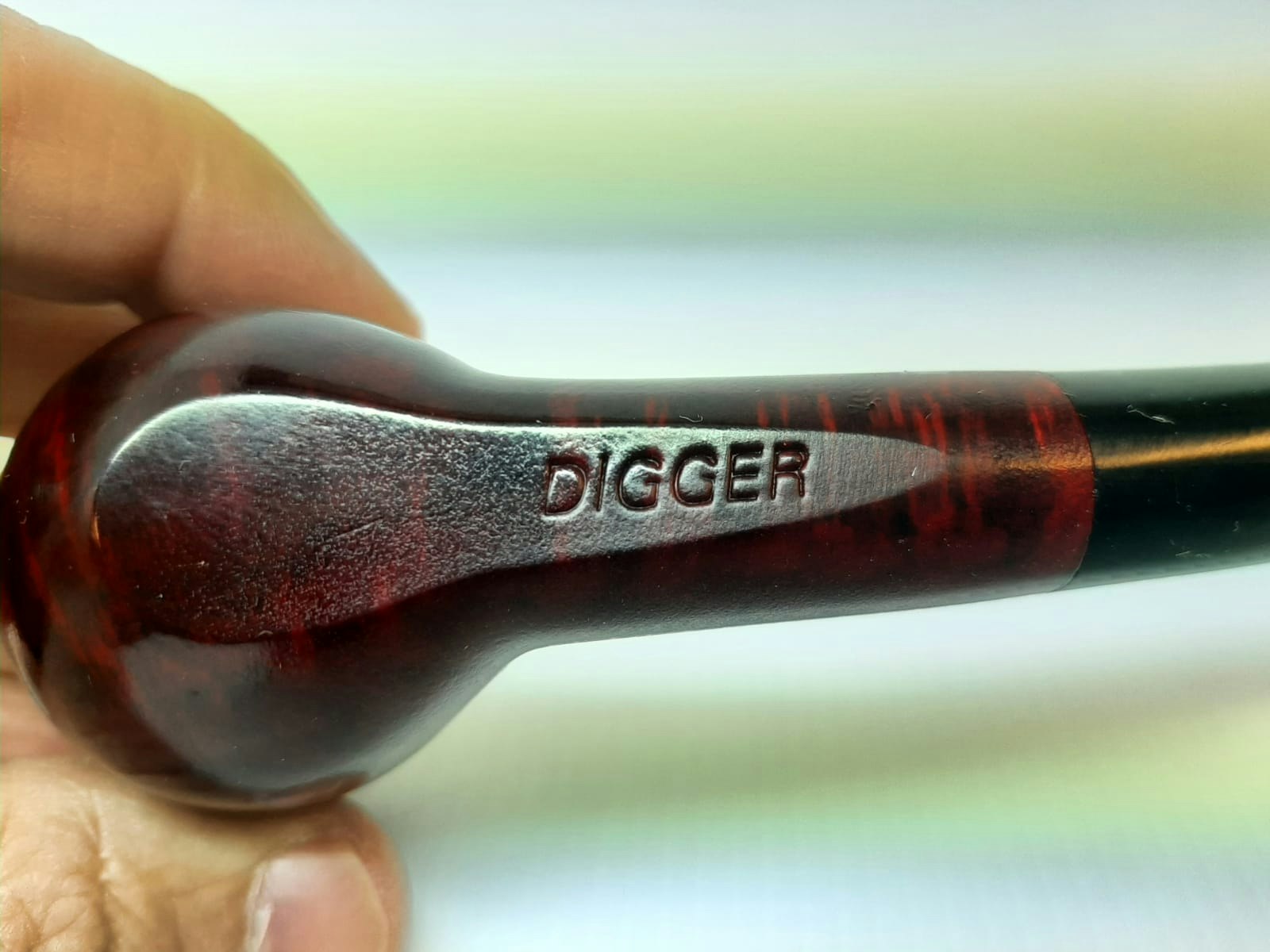 Diggerpipa RAK (Oxblod) med tillbehör