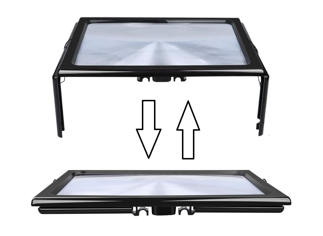 Förstoringsglas / Förstoringsplatta med LED