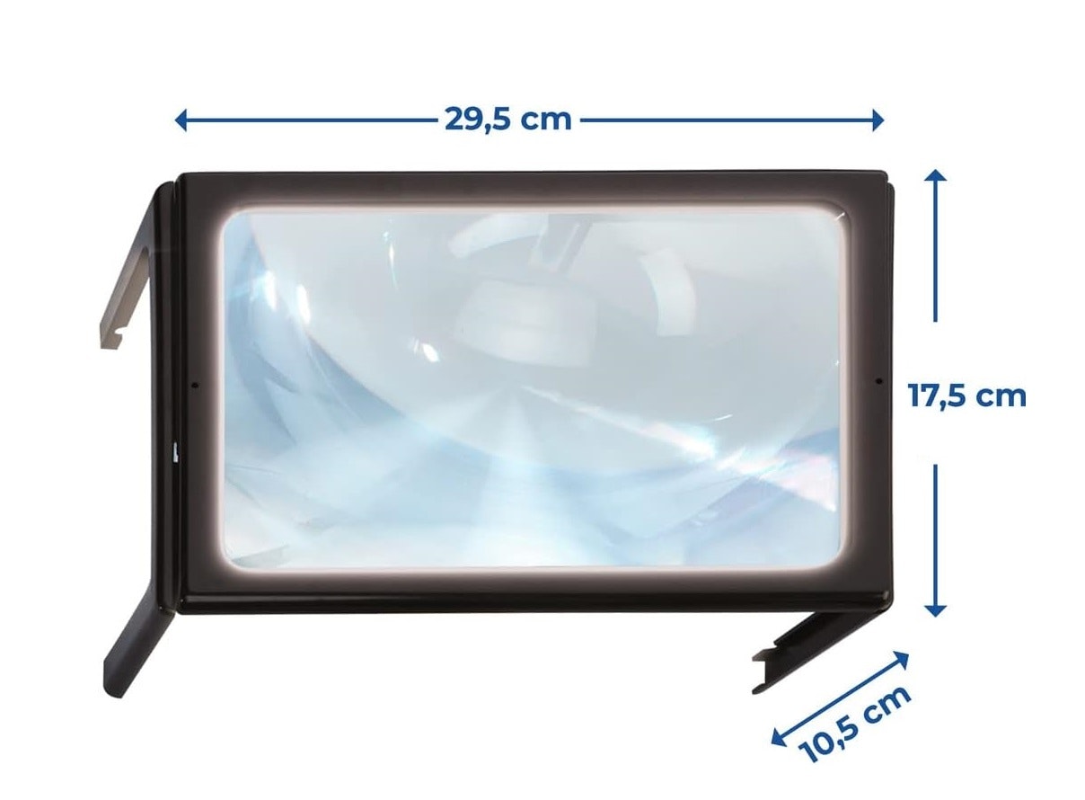 Förstoringsglas / Förstoringsplatta med LED