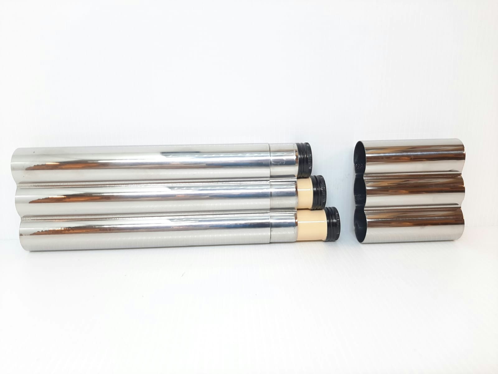 Cigarrfodral / Cigarretui Metall XXL (3 cigarrer)