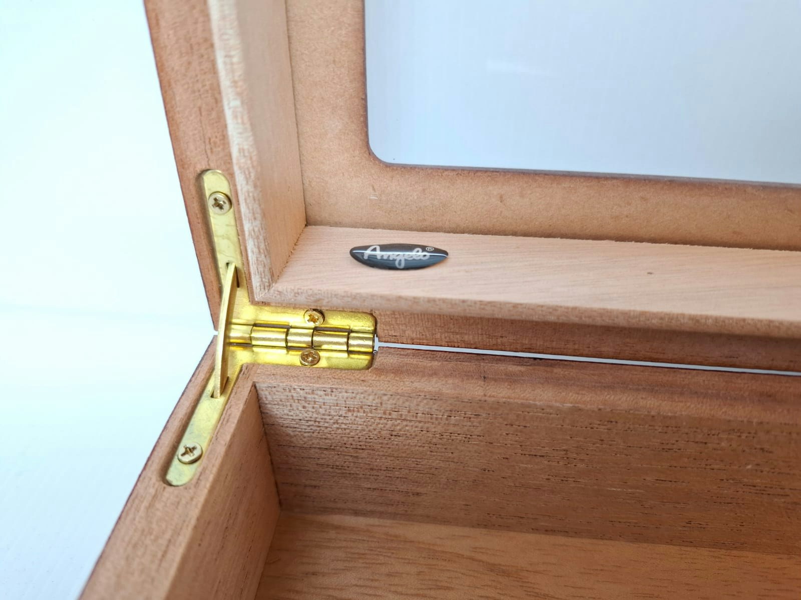 Cigarrhumidor Angelo Glas + tillbehör