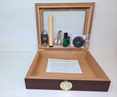 Cigarrhumidor Angelo Glas + tillbehör