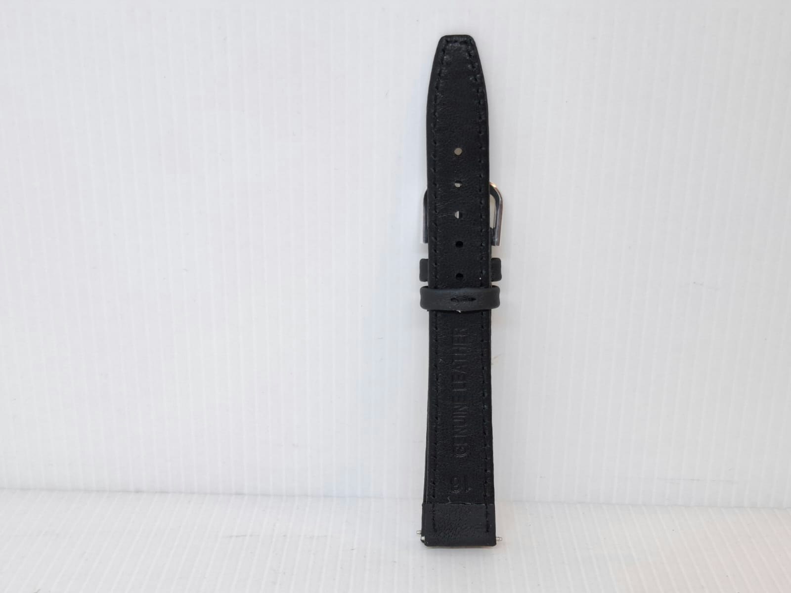 Armband SVART KALVSKINN (16 mm)