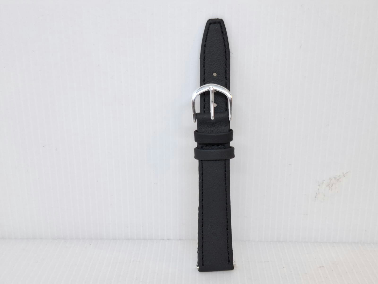 Armband SVART KALVSKINN (16 mm)