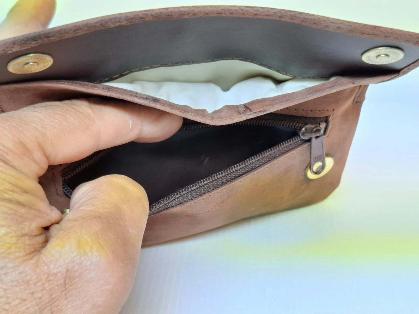 Pipväska / Pipfodral ANGELO GOAT LEATHER (2 pipor)
