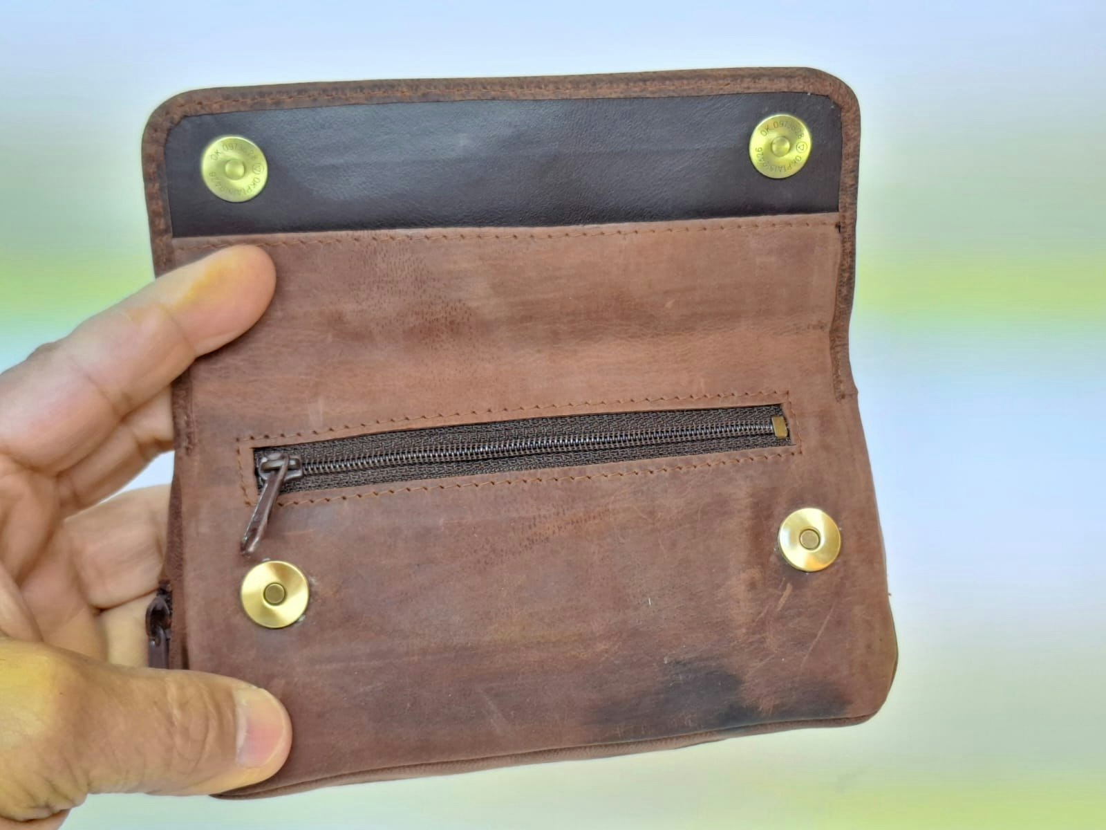 Pipväska / Pipfodral ANGELO GOAT LEATHER (2 pipor)