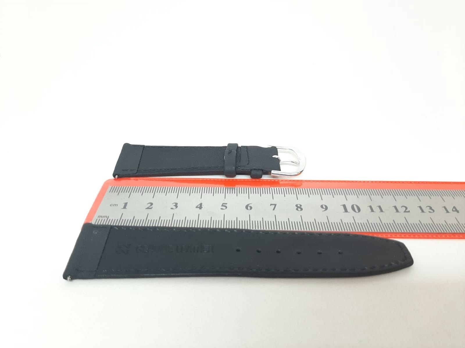 Armband SVART KALVSKINN (22 mm)