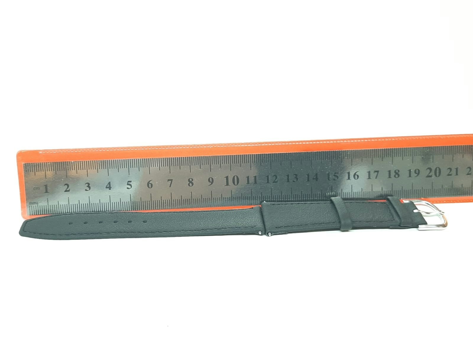 Armband SVART KALVSKINN (22 mm)