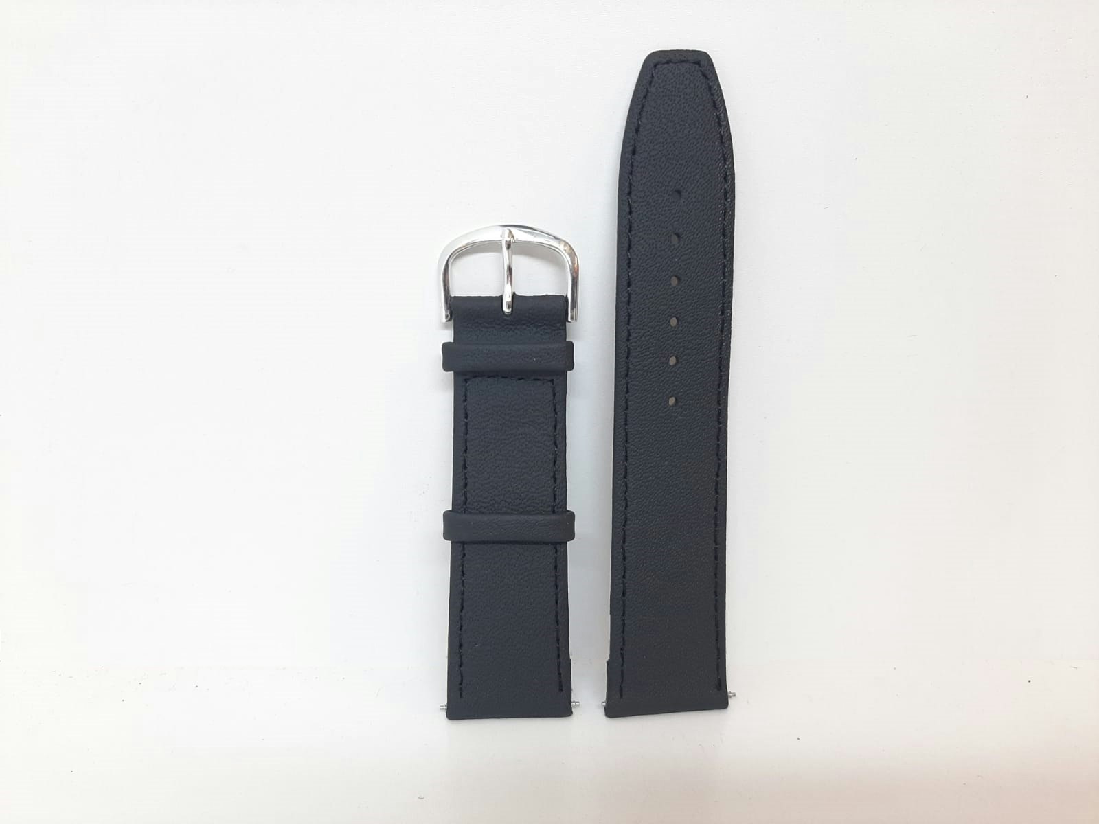Armband SVART KALVSKINN (22 mm)