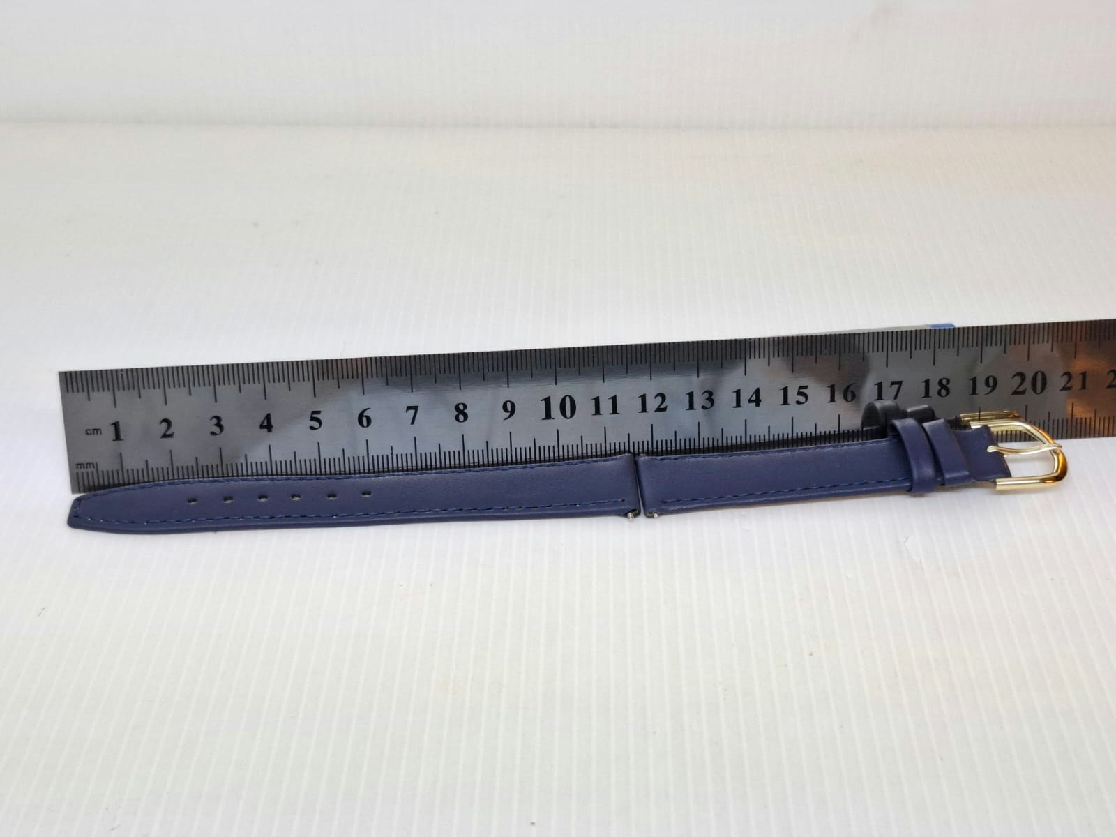 Armband MARINBLÅ KALVSKINN (18 mm)