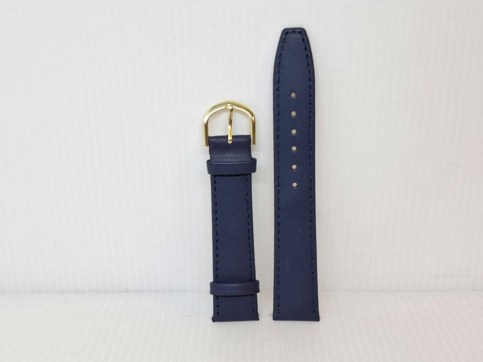 Armband MARINBLÅ KALVSKINN (18 mm)