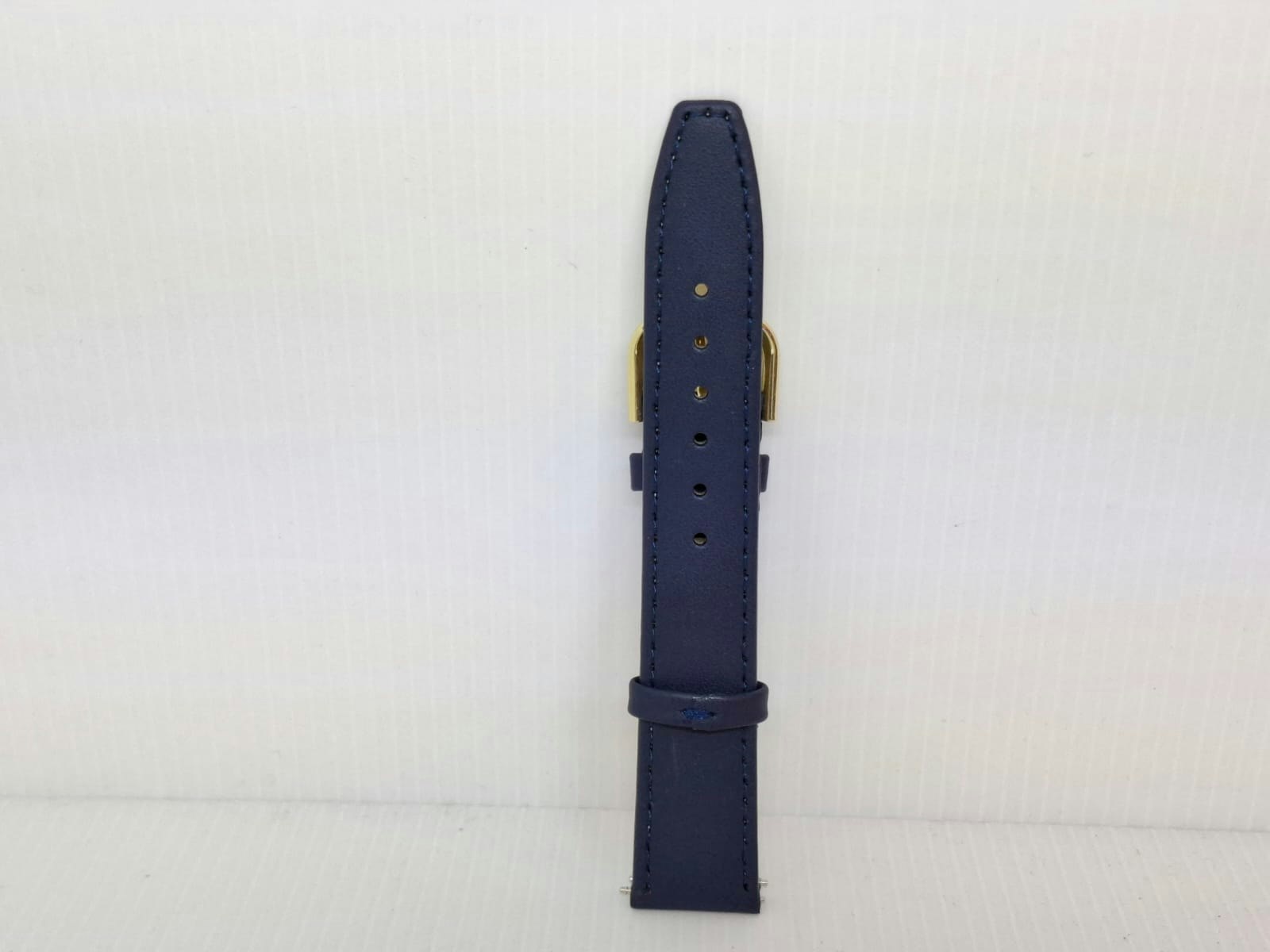Armband MARINBLÅ KALVSKINN (18 mm)