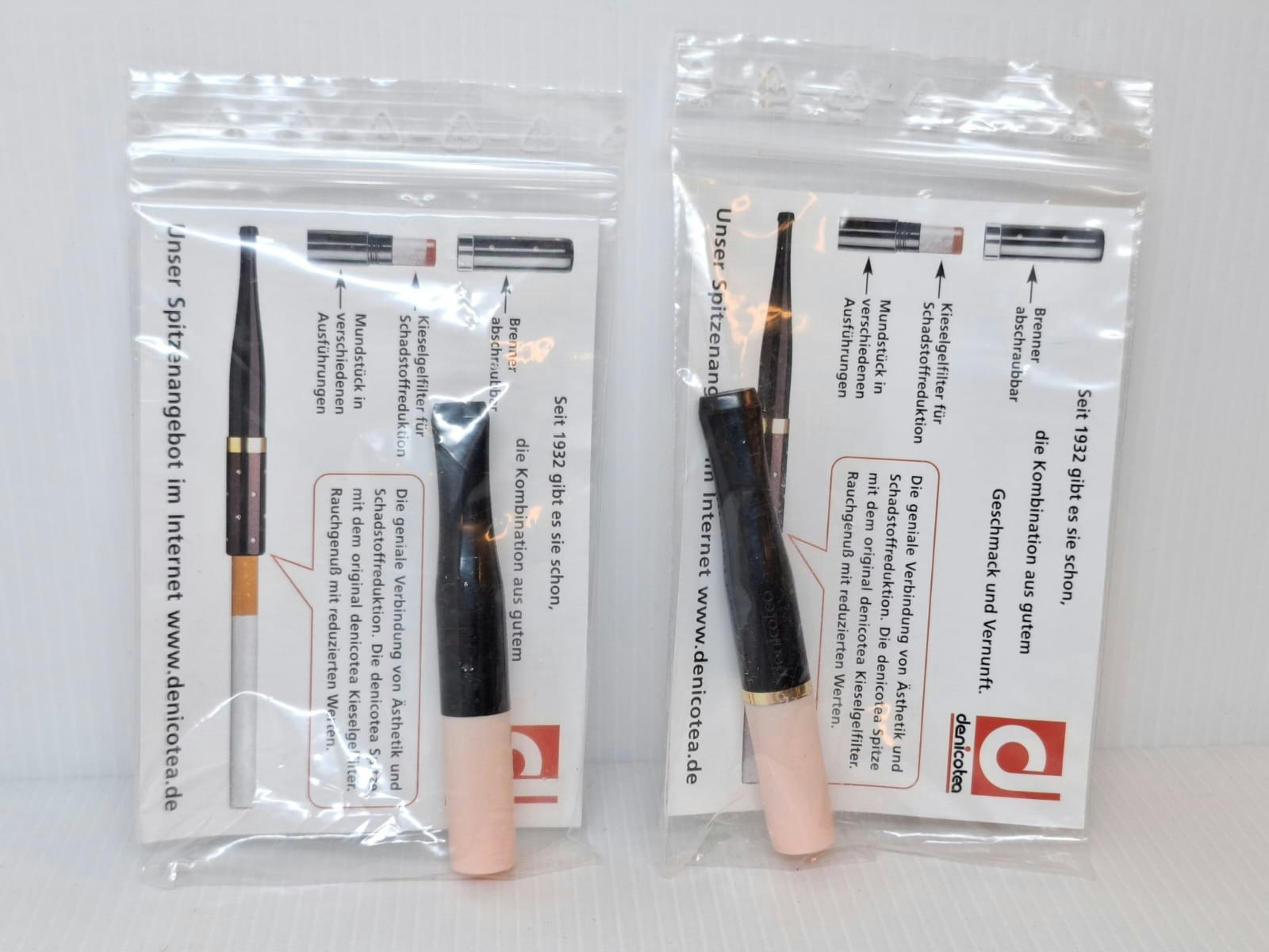 Cigarettmunstycke Denicotea Rozay + 10 Filter