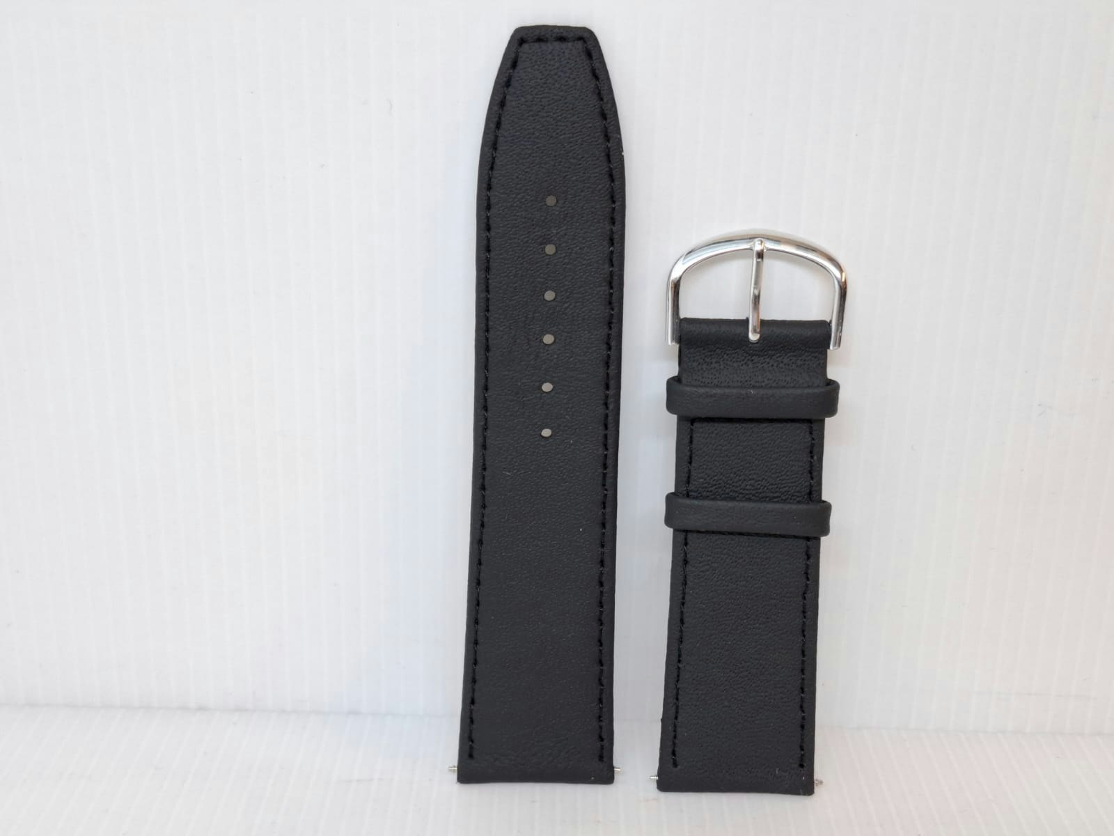 Armband SVART KALVSKINN (24 mm)