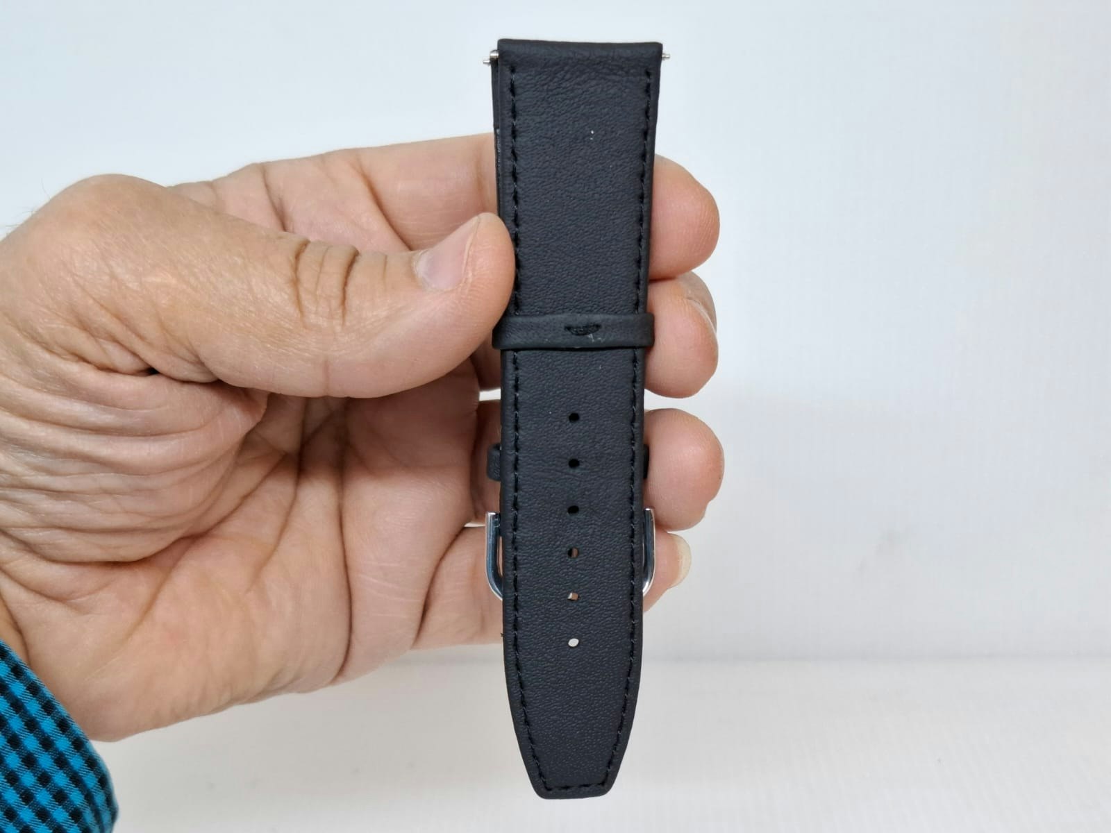Armband SVART KALVSKINN (24 mm)