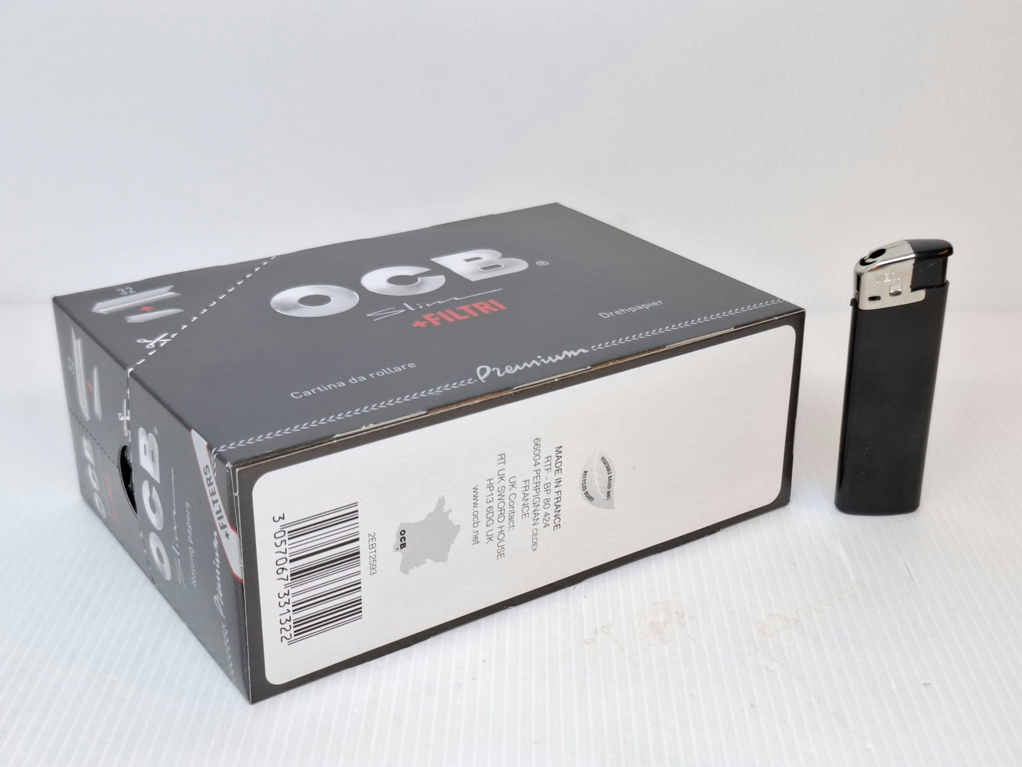 DISPLAY: OCB Slim + Filter (cigarettpapper)