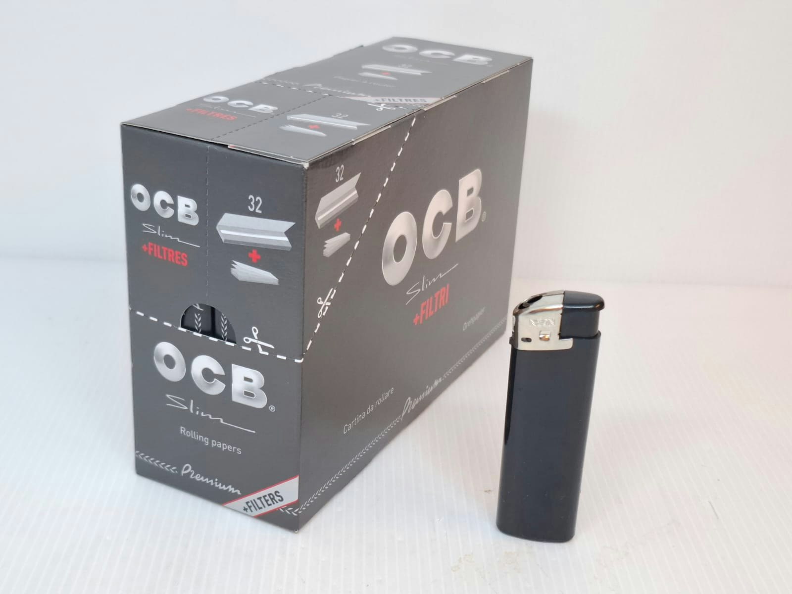 DISPLAY: OCB Slim + Filter (cigarettpapper)