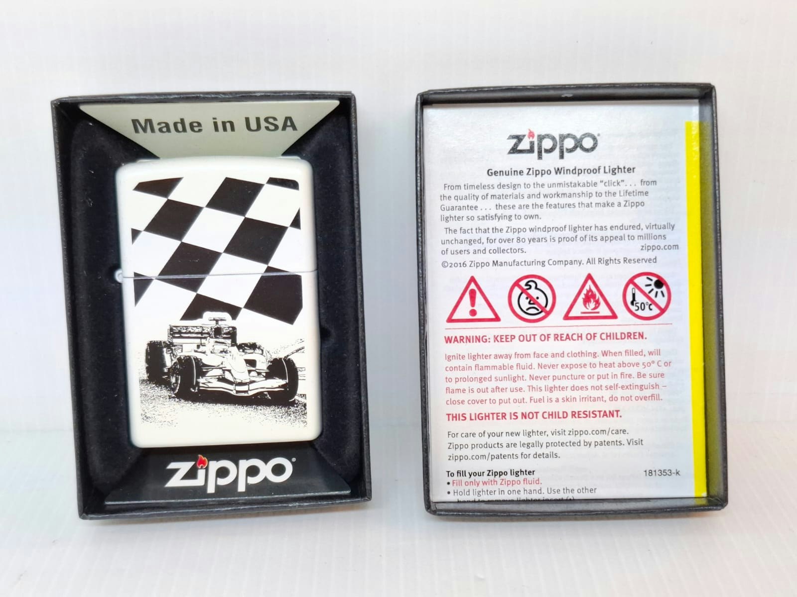 Zippotändare Formula One F1 + Stift