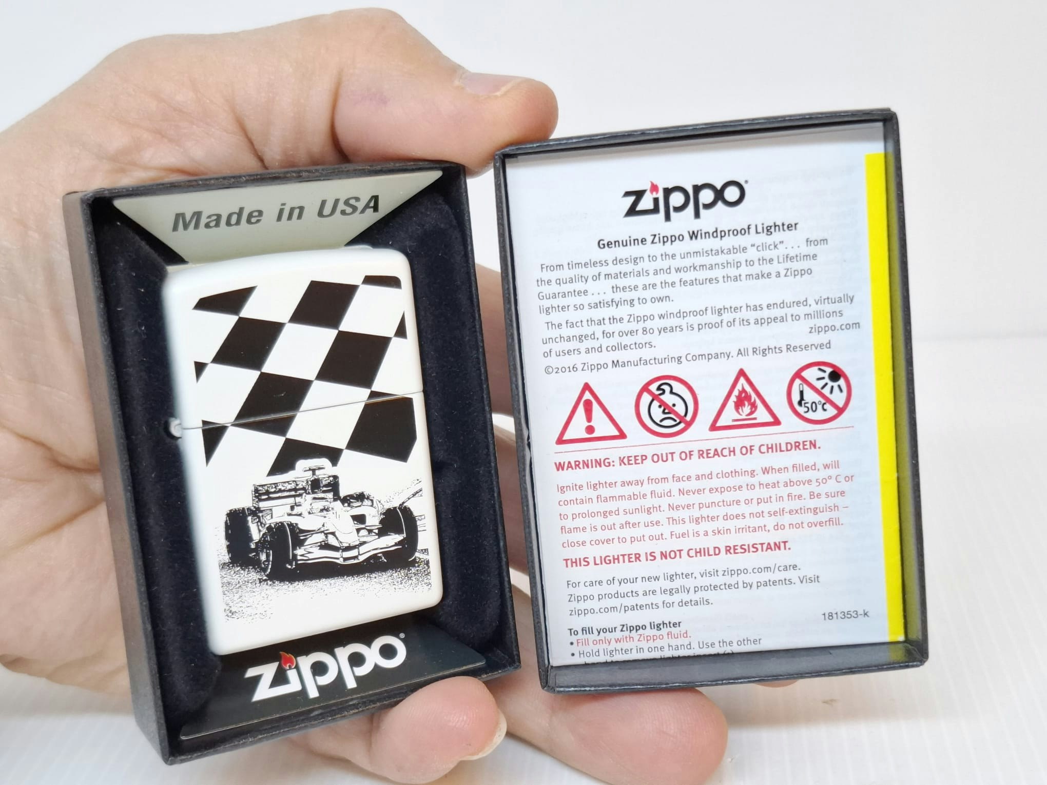 Zippotändare Formula One F1 + Stift