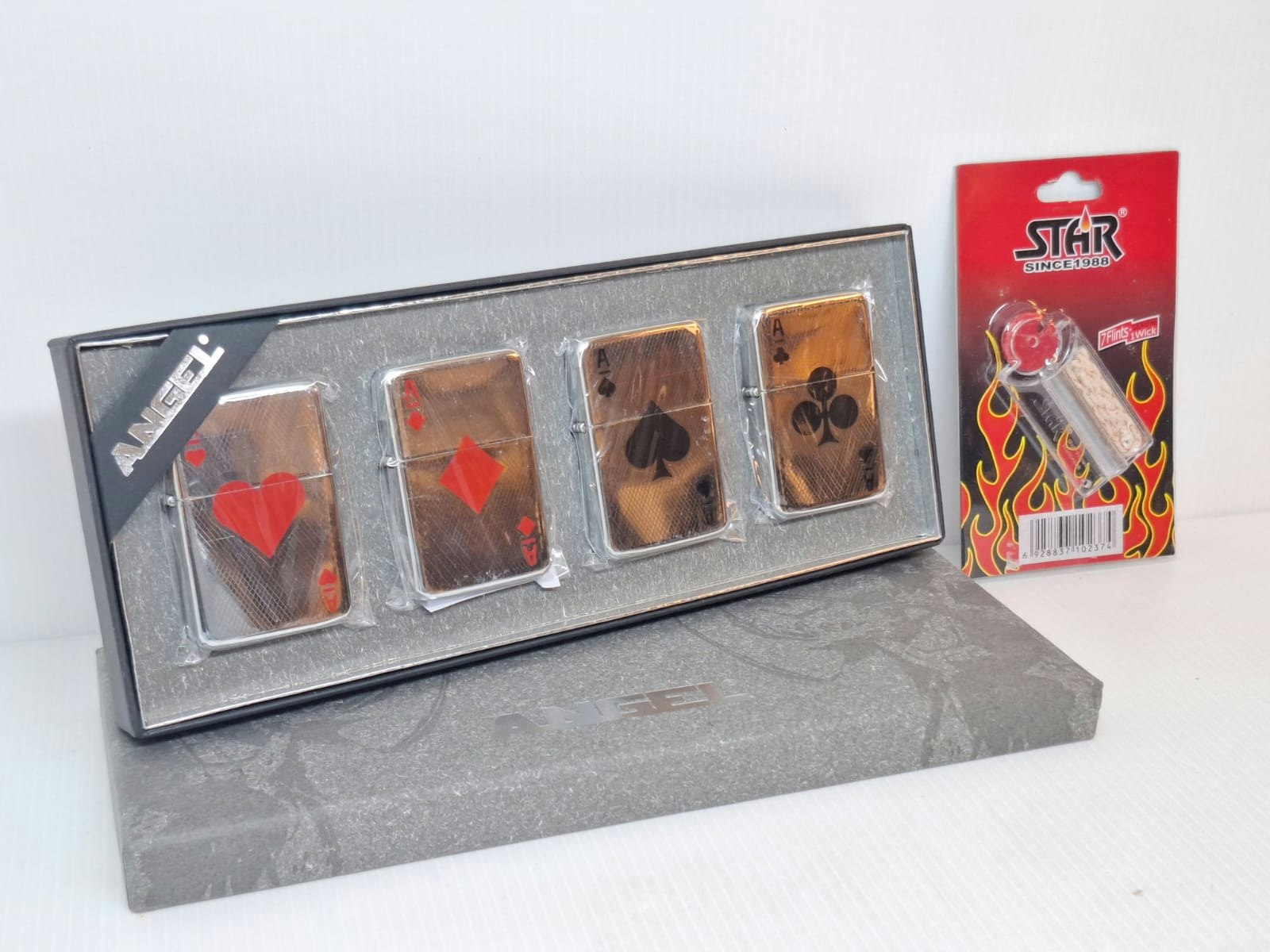 DISPLAY: Bensintändare Angelo CARDS