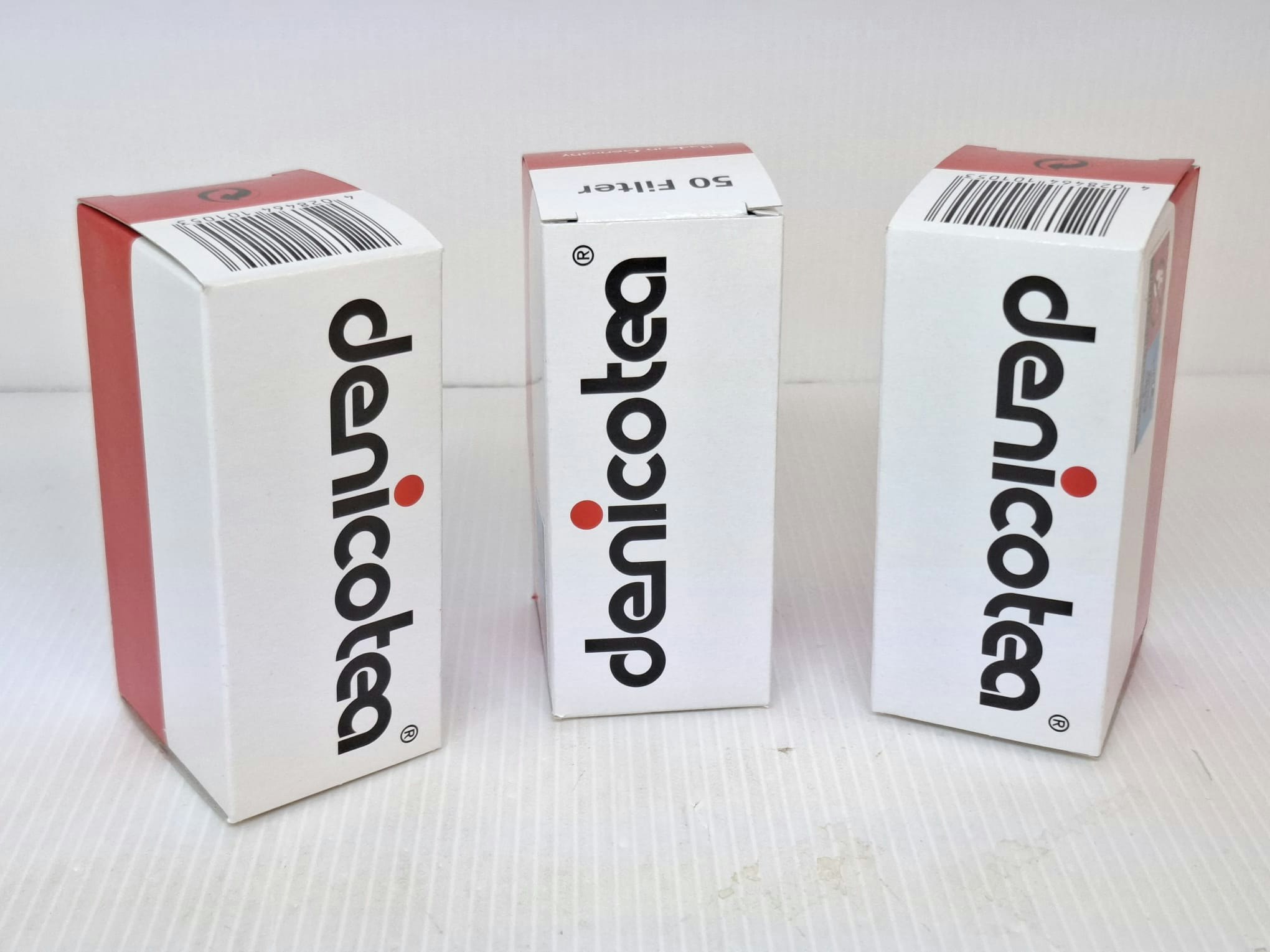 50 stycken DENICOTEA Filter (cigarettmunstycke)