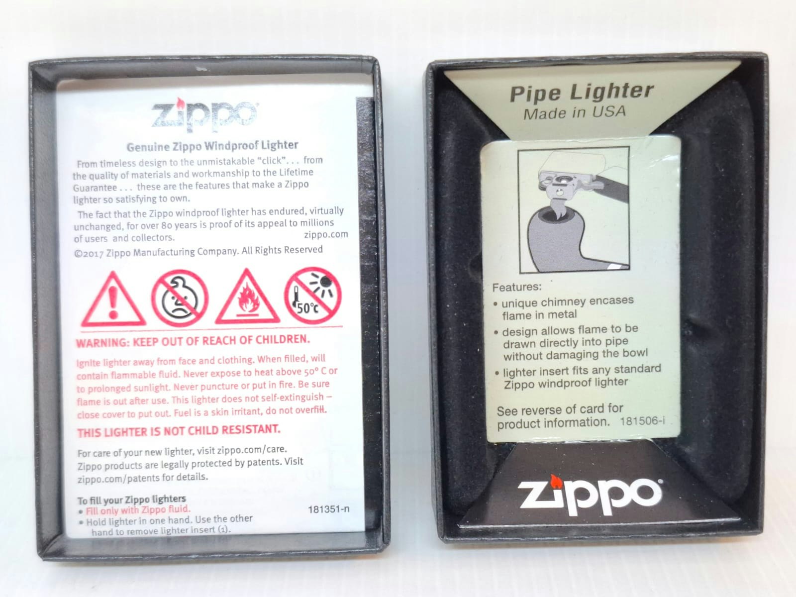 Zippotändare PIPE + tillbehör