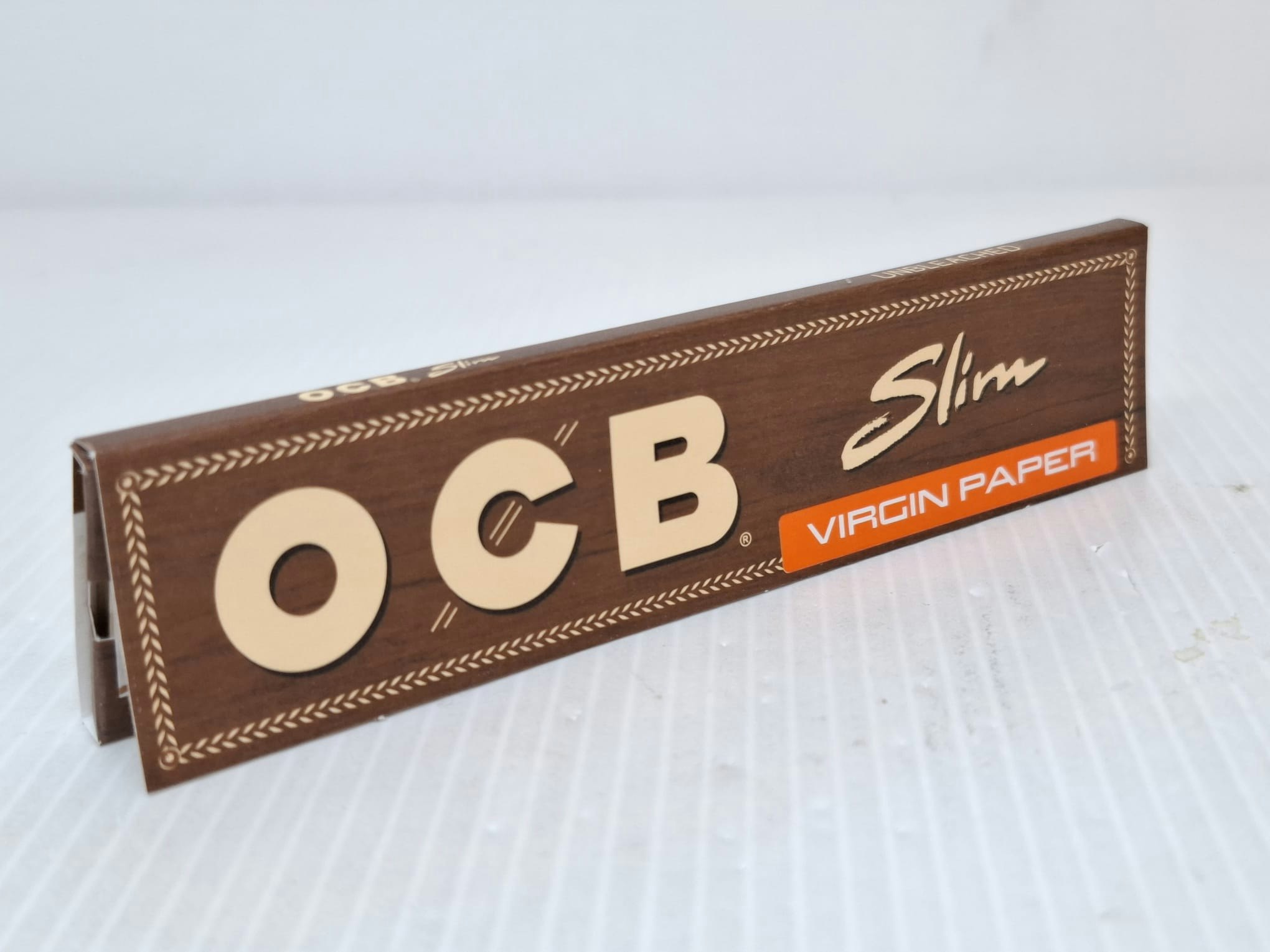 OCB Kingsize Slim Unbleached (5 förpackningar)