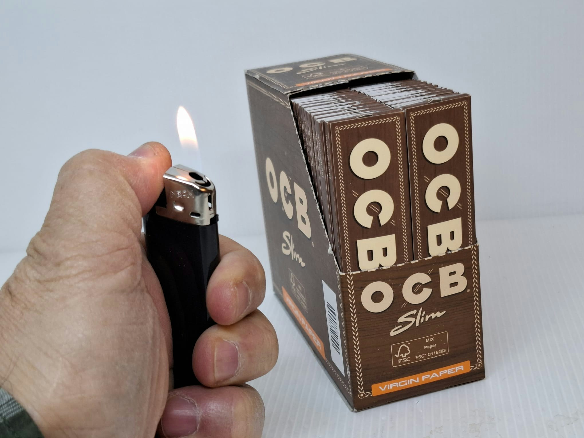 DISPLAY: OCB Kingsize Slim Unbleached