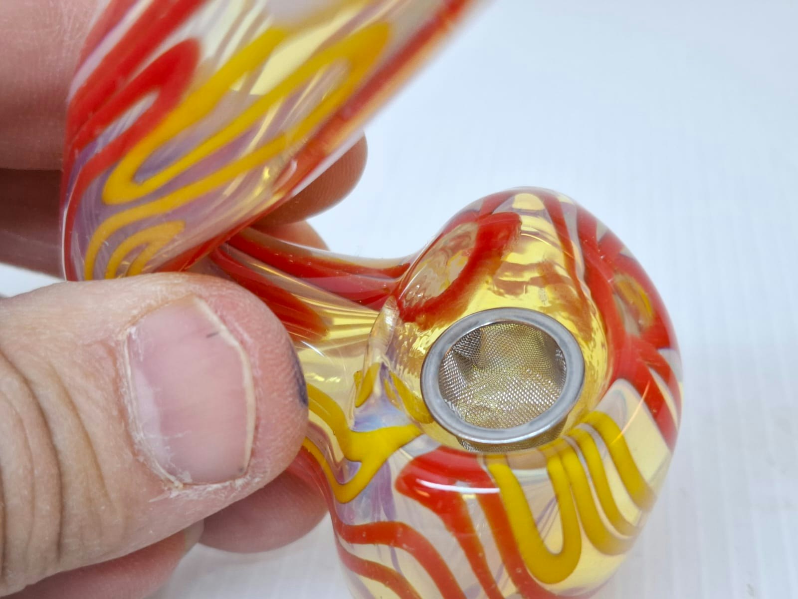 Glaspipa Cranky + tillbehör